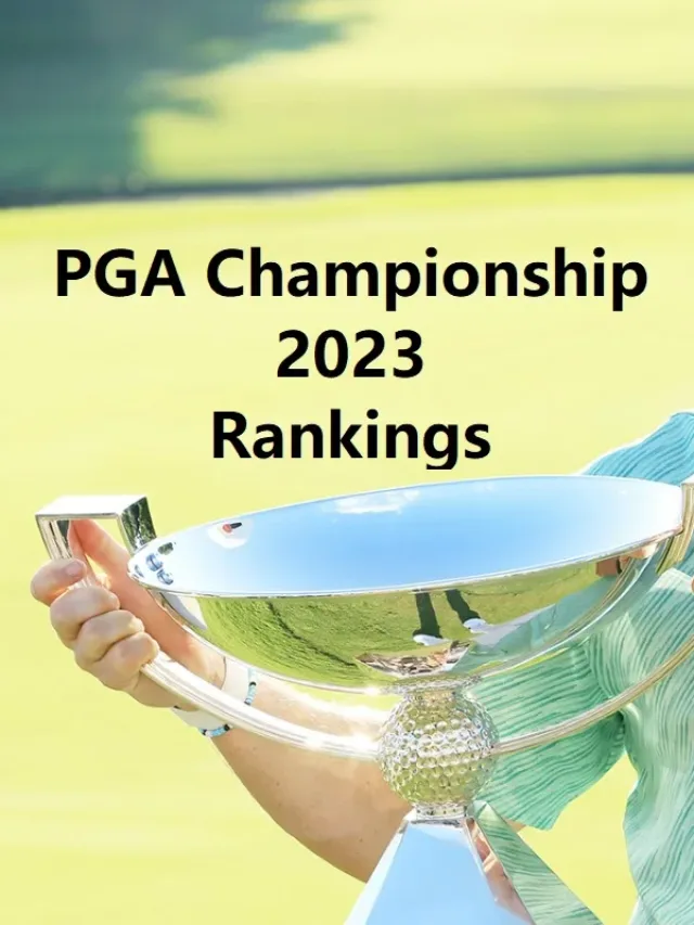 PGA 2023 rankings